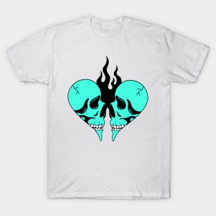 Heart Shaped Skull T-Shirt